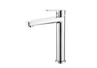 ЛУГАНО смеситель для раковины высокий 217, без донного клапана, хром арт-AQ1704CR — фото 5, Смесители для раковины