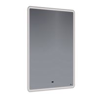 Зеркало Lemark ELEMENT 60х80 см с подсветкой, с подогревом арт-LM60Z-E — фото 5, Зеркала в ванную комнату