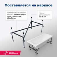 Акриловая ванна Aquanet Nord NEW 150x70 (с каркасом) 00242401 — фото 8, Акриловые ванны