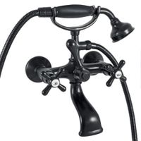 Смеситель Morava retro для душа с душевым комплектом, держатель неподвижный, MK159.5/2CMAT — фото 1, Смеситель для душа