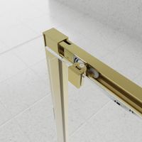 Душевой угол Veconi Evo 100SP G 1700х700x1950, золото брашинг, прозрачное стекло E1-SP-G-17070-01-C9 — фото 3, Душевые уголки