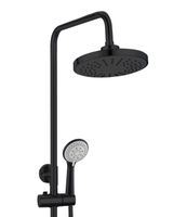 OneLife душевая система с смесителем для ванны/душа, черный арт-P01-911b — фото 2, Душевые стойки