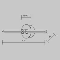Товар: Настенный светильник (бра) Maytoni MOD340WL-L10BS3K - фото 12 Настенный светильник (бра) Maytoni MOD340WL-L10BS3K — фото 12, Бра