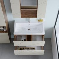 Товар: Тумба с раковиной и нишей Бриклаер КРИСТАЛЛ 80L, латте/дуб крафт табачный - фото 8 Тумба с раковиной и нишей Бриклаер КРИСТАЛЛ 80L, латте/дуб крафт табачный — фото 8, Тумбы с раковиной