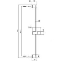 Душевой гарнитур BOSSINI SYNCRONIA DE8008T.030 цвет хром — фото 2, Душевые гарнитуры