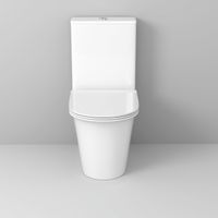 Унитаз Galaxy (610х365х830) напольныйбезободковый с тонкой крышкой, 2 места арт-GR-4469S — фото 2, Напольные унитазы