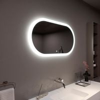 Товар: Зеркало с LED-подсветкой FLY (100*55) /AQUA DE MARCO Fly100/55 - фото 3 Зеркало с LED-подсветкой FLY (100*55) /AQUA DE MARCO Fly100/55 — фото 3, Зеркала в ванную комнату