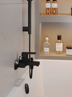 Товар: OneLife смеситель для ванны/душа однорычажный полимерный, черный арт-P06-100b - фото 8 OneLife смеситель для ванны/душа однорычажный полимерный, черный арт-P06-100b — фото 8, Смеситель для ванны