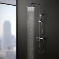 Душевая система с термостатом Timo Saona SX-2380/00 хром — фото 3, Душевые системы