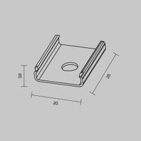 Товар: Комплектующие для профиля Led Strip 642043 - фото 3 Комплектующие для профиля Led Strip 642043 — фото 3, Комплектующие для освещения