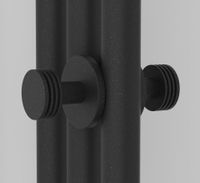 Вешалка Вешалка Сунержа Каньон двойная (для модели Хорда) Тёмный титан муар арт-15-2010-0004 — фото 1, Крючки для полотенец