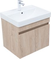 Тумба под раковину Aquanet Оптима 60 дуб светлый 00344803 — фото 14, Тумбы под раковину