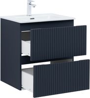 Тумба с раковиной Aquanet Джейн 60 цв.маренго (раковина Flat) 00332541 — фото 8, Тумбы с раковиной