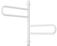 Полотенцесушитель электрический Сунержа Парео 4.0-2С 567х535 Матовый белый 30-0823-0567 — фото 3, Электрические полотенцесушители