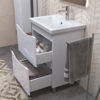 Тумба под раковину VIGO Glem 60 напольная белый арт-322 — фото 3, Тумбы под раковину