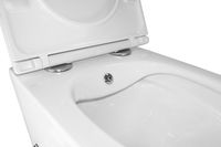 Унитаз подвесной Azario Grado 365х495х365 безободковый, с функцией биде, с быстросъемным сиденьем микролифт арт-AZ-046E-NR — фото 6, Подвесные унитазы