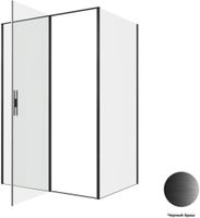 Душевой уголок Allen Brau Priority 140x100 3.31036.BBA + 3.31048.BBA черный браш 3.31036.BBA + 3.31048.BBA — фото 5, Прямоугольные душевые уголки