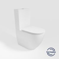 Унитаз-компакт Tornado Globo , белый, ультратонкое сиденье soft-close, P-trap арт-VT2-14T — фото 2, Напольные унитазы