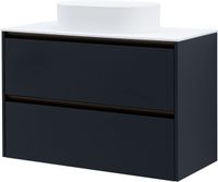 Тумба под раковину Allen Brau Activity 100 1.34014.AM антрацит матовый/олива браш — фото 18, Тумбы под раковину