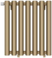 Отопительный радиатор Сунержа Кумир-0 EU50 левый 500х470 7 секций Матовое золото арт-032-0350-5007 — фото 6, Радиаторы отопления