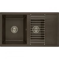 Товар: Мойка для кухни Делия 87 870x510x218 мм, прямоуг. с крылом и доп. чашей, кофе арт-1A716232DE280 - фото 3 Мойка для кухни Делия 87 870x510x218 мм, прямоуг. с крылом и доп. чашей, кофе арт-1A716232DE280 — фото 3, Кухонные мойки