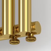 Отопительный радиатор Сунержа Эстет-1 EU50 правый 500х225 5 секций Золото арт-03-0311-5005 — фото 1, Радиаторы отопления