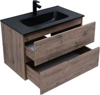 Товар: Тумба под раковину Aquanet Алвита New 80 2 ящика, дуб веллингтон табак арт-00334186 - фото 2 Тумба под раковину Aquanet Алвита New 80 2 ящика, дуб веллингтон табак арт-00334186 — фото 2, Тумбы под раковину