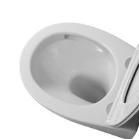 Унитаз подвесной Grossman (520х373х365) безободковый,смыв торнадо,белый с тонкой крышкой,микролифт,1 место арт-GR-4405SQ — фото 3, Подвесные унитазы