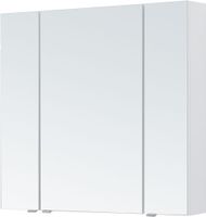 Зеркальный шкаф Aquanet Алвита new 90 белый матовый 00303897 — фото 2, Зеркальные шкафы в ванную