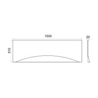 Экран к ванне Gamma/Стандарт/Нерея/Ультра/Рига/Европа 150 арт-Щ0000050168 — фото 2, Экраны для ванн