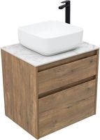 Тумба с раковиной Aquanet Nova Lite 2.0 60 2 ящ. цв. дуб рустикальный 00348189 — фото 7, Тумбы с раковиной