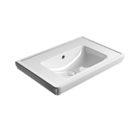 Товар: раковина подвесная CLASSIC 75x50 белый арт-8787111 - фото 2 раковина подвесная CLASSIC 75x50 белый арт-8787111 — фото 2, Раковины подвесные