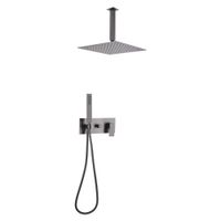 Душевая система ABBER Daheim скрытого монтажа без излива, никель арт-AF8221NG — фото 1, Встраиваемые душевые комплекты