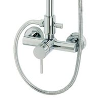 Товар: FORTIS Душевой настенный гарнитур (см-ль д/душа/колонна душевая/верхний душ/шланг/ручной душ), хром 31790 - фото 2 FORTIS Душевой настенный гарнитур (см-ль д/душа/колонна душевая/верхний душ/шланг/ручной душ), хром 31790 — фото 2, Душевые стойки