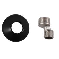 SD0004CMAT Эксцентрик 1 шт. с декоративной 'тарелочкой" ЧЕРНОЙ МАТОВОЙ — фото 1, Комплектующие