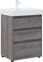 Товар: Тумба под раковину Aquanet Nova Lite 60 дуб рошелье (3 ящика) 00302470 - фото 1 Тумба под раковину Aquanet Nova Lite 60 дуб рошелье (3 ящика) 00302470 — фото 1, Тумбы под раковину