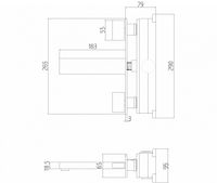 Товар: Смеситель ABBER Daheim AF82122W для раковины скрытого монтажа, белый матовый - фото 4 Смеситель ABBER Daheim AF82122W для раковины скрытого монтажа, белый матовый — фото 4, Смесители для раковины