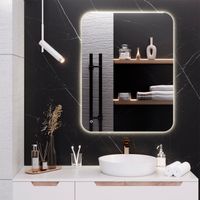 Зеркало с LED-подсветкой MILAN (70*90) /AQUA DE MARCO MIL70/90 — фото 1, Зеркала в ванную комнату