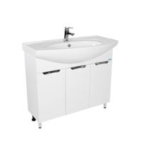 Товар: Тумба под раковину VIANT ЛИМА 100 напольная белый арт-VLIM100EN-T3ST - фото 3 Тумба под раковину VIANT ЛИМА 100 напольная белый арт-VLIM100EN-T3ST — фото 3, Тумбы под раковину