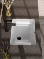 Agger Easy смеситель для раковины однорычажный, черный матовый арт-A3102144 — фото 5, Смесители для раковины