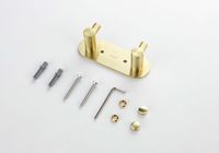 ЕВРОПА крючок двойной, шлиф. золото арт-AQ4102BG — фото 2, Крючки для полотенец