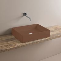 Товар: Раковина Artceram Scalino накладная без отверстий цвет Brown tortora SCL002 40 00 - фото 1 Раковина Artceram Scalino накладная без отверстий цвет Brown tortora SCL002 40 00 — фото 1, Раковины накладные