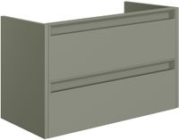 Тумба под раковину Allen Brau Fantasy 100 олива матовый арт-1.11003.CGM 2.0 — фото 6, Тумбы под раковину