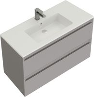 Тумба под раковину Allen Brau Eclipse 80 1.E1002.PGM 2.0 платина матовый — фото 3, Тумбы под раковину