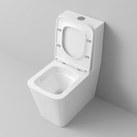 Унитаз напольный Grossman (610х365х825) безободковый,белый с тонкой крышкой,микролифт,смыв торнадо,2 места арт-GR-4418SQ — фото 6, Напольные унитазы