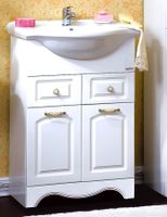 Комплект мебели для ванной Бриклаер АННА 60L, белый — фото 6, Комплекты мебели для ванной