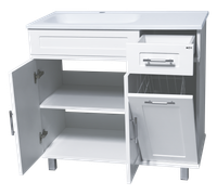 Тумба под раковину арт-П-Куп01090-012БкЛ — фото 1, Тумбы под раковину