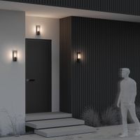 Товар: Настенный светильник (бра) Outdoor арт-O450WL-01GF - фото 9 Настенный светильник (бра) Outdoor арт-O450WL-01GF — фото 9, Уличное освещение