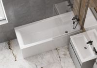 САНТОРИНИ Ванна акриловая 150х70 см., без монтажного комплекта, САНТЕК арт-1WH302497 — фото 6, Акриловые ванны