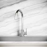 Смеситель для кухни из нержавеющей стали Sancos Stainless, с поворотным R изливом, арт арт-SC12001SS — фото 4, Смесители для кухни